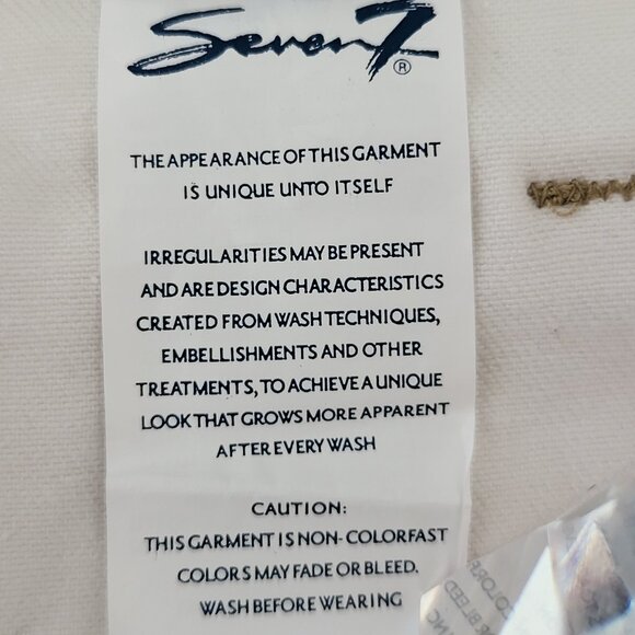 Never Worn Seven7 Utility Skirt Size 10 - White - Picture 10 of 10